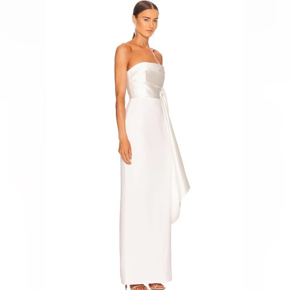 NWT Solace London Milena Maxi Dress white size 6 - Picture 2 of 5